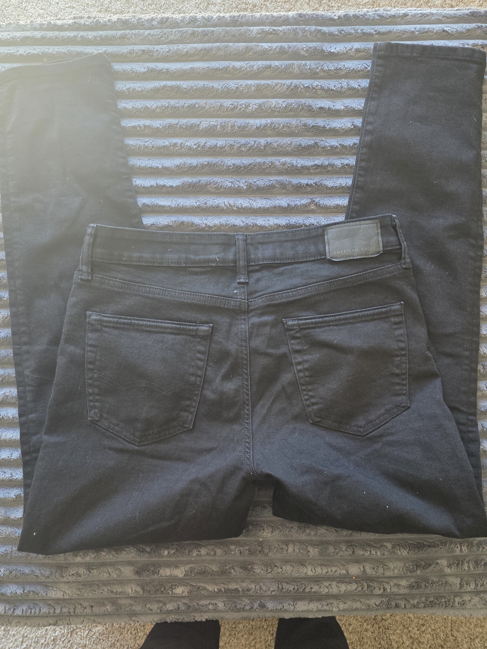 American Eagle Outfitters Men's Black Skinny Jeans